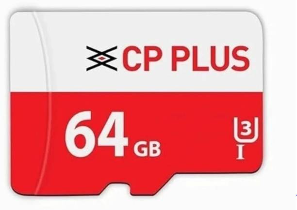 CP PLUS CP-NMA-64- 64 GB MicroSD Card Class 10 70 MB/s Memory Card Compatible with Camera, Computer, Gaming Console, Mobile, Tablet