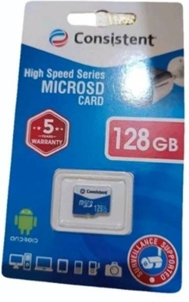 Consistent Consistent128 GB Micro Sd Card CTM10128 Consistent 128 GB Micro Sd Card for 4K Video Recording 128 GB MicroSD Card Class 10 90 MB/s Memory Card Compatible with Camera, Computer, Gaming Console, Mobile, Tablet