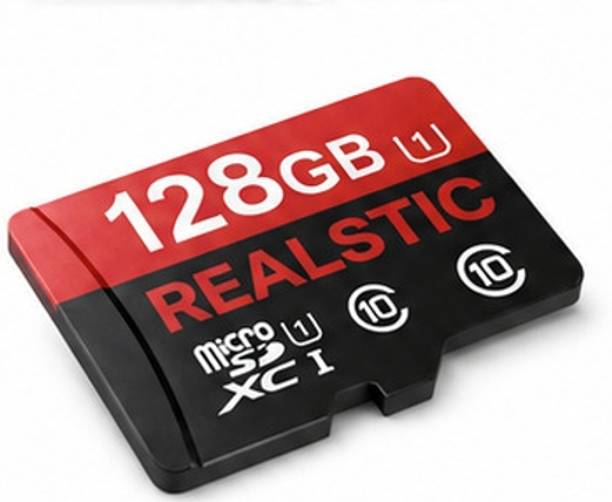 Realstic A1 128 GB Card AA USB10 130 MB/s Memory Card A1 128 GB MicroSD Card Class 10 130 MB/s  Memory Card Compatible with Camera, Computer, Mobile, Tablet, Gaming Console