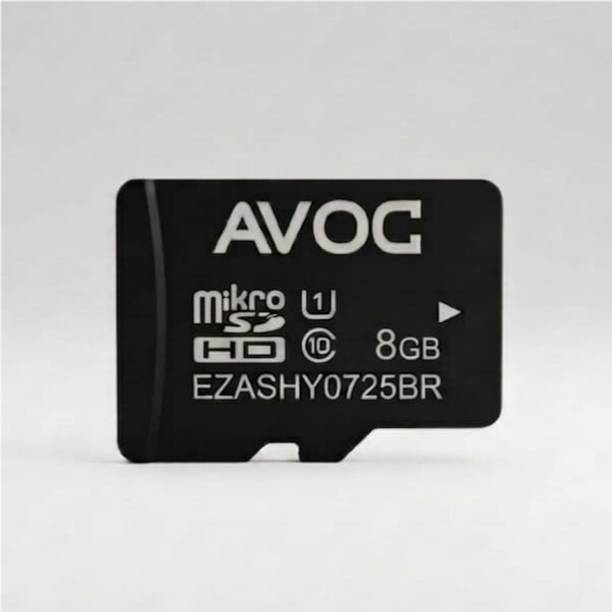 AVOC FLASH A02 MC08 Micro HD 8 GB MicroSD Card Class 10 30 MB/s  Memory Card Compatible with Camera, Computer, Gaming Console, Mobile, Tablet