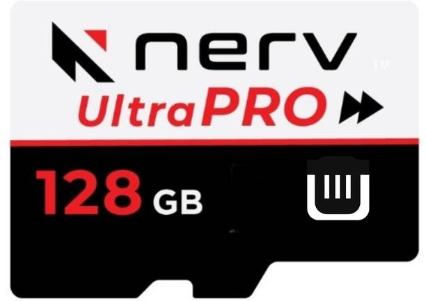 nervfit Ultra Pro 128 GB MicroSD Card UHS Class 3 170 MB/s Memory Card Compatible with Camera, Computer, Gaming Console, Mobile, Tablet