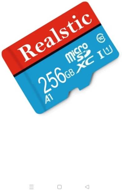 Realstic A1 256 GB MicroSD Card 130 MB/s Memory CardA1 A1 256 GB MicroSD Card Class 10 130 MB/s Memory Card Compatible with Camera, Computer, Mobile, Tablet, Gaming Console