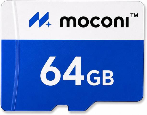 MOCONI 64GB Memory Card U-3/A1/V30 64 GB MicroSD Card Class 10 90 MB/s  Memory Card Compatible with Camera, Computer, Mobile, Tablet