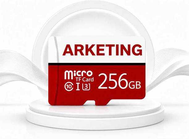 ARKETING NI 256 256 GB 256 GB MicroSD Card Class 10 120 MB/s Memory Card Compatible with Camera, Computer, Gaming Console, Mobile, Tablet