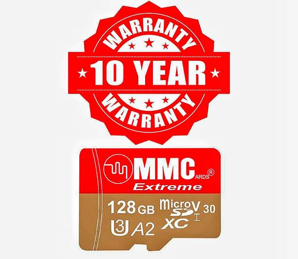 MMC Ultra Super express 128 GB MicroSD Card UHS Class 1 100 MB/s  Memory Card Compatible with Mobile, Camera, Gaming Console, Tablet
