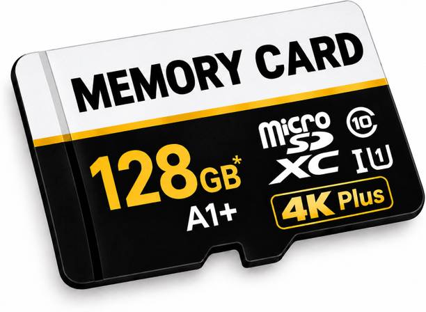 YEWN 128GB MEMORY CARD A1 U1 128 GB MicroSD Card Class 10 100 MB/s Memory Card Compatible with Camera, Computer, Gaming Console, Mobile, Tablet