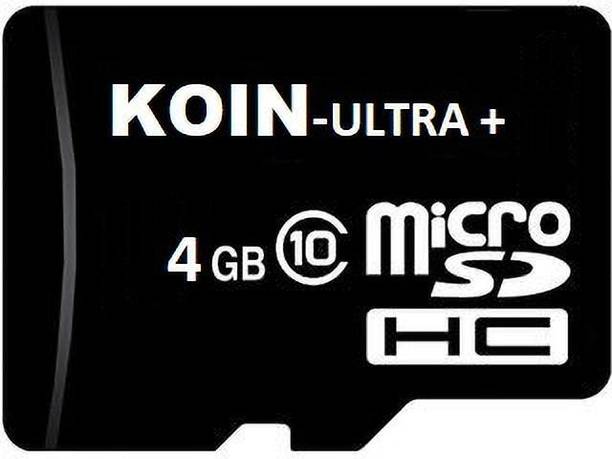 MOREBYTE Ultra Plus 4 GB MicroSD Card Class 10 90 MB/s  Memory Card
