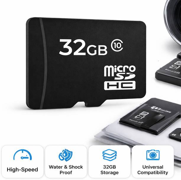 RP Gadgets Memory Card 32GB Class 10 Micro SD Card | SD Card 32GB for Mobile & Camera Micro 32 GB MicroSD Card Class 10 120 MB/s Memory Card Compatible with Camera, Mobile, Computer, Tablet