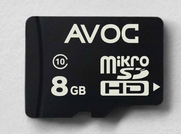 AVOC FLASH A02 MIKRO 8 GB MicroSD Card Class 10 20 MB/s  Memory Card Compatible with Camera, Camera, Gaming Console, Mobile, Tablet