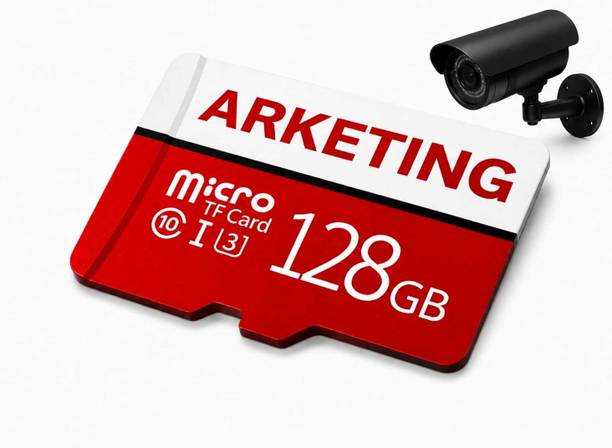 ARKETING SDSQTS128M 128 GB 128 GB MicroSD Card Class 10 120 MB/s Memory Card Compatible with Camera, Computer, Gaming Console, Mobile, Tablet