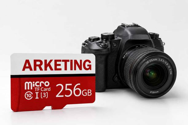 ARKETING Lite 256 256 GB 256 GB MicroSD Card Class 10 120 MB/s  Memory Card Compatible with Camera, Computer, Gaming Console, Mobile, Tablet