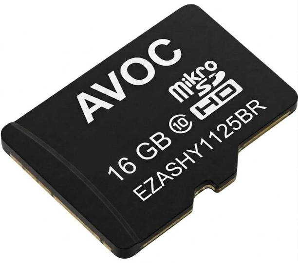 AVOC FLASH Ultra High Speed Transmission Micro HD 16 GB MicroSD Card Class 10 30 MB/s  Memory Card Compatible with Camera, Camera, Gaming Console, Mobile, Tablet