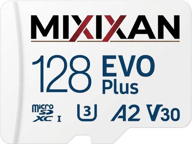 MIXIXAN MIXIXAN128GB A2 128 GB MicroSD Card Class 10 100 MB/s  Memory Card Compatible with Camera, Computer, Gaming Console, Mobile, Tablet