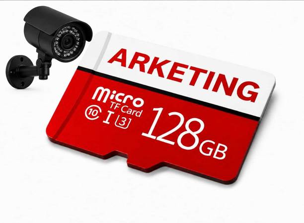 ARKETING SDSQTS128MN 128 GB 128 GB MicroSD Card Class 10 120 MB/s Memory Card Compatible with Camera, Computer, Gaming Console, Mobile, Tablet