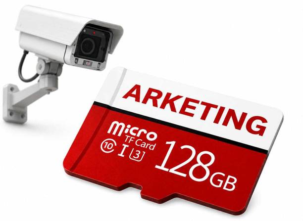 ARKETING UV128 longest 128 GB 128 GB MicroSD Card Class 10 120 MB/s Memory Card Compatible with Camera, Computer, Gaming Console, Mobile, Tablet