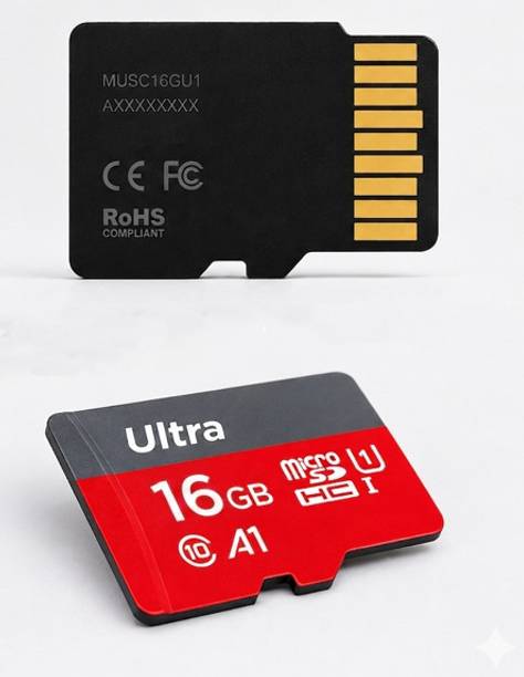AAS ENTERPRISES Memory Card 16 GB Micro SDXC Class 10 120MB/s Memory Card ULTRA 16 GB MicroSDHC Class 10 120 MB/s  Memory Card Compatible with Mobile