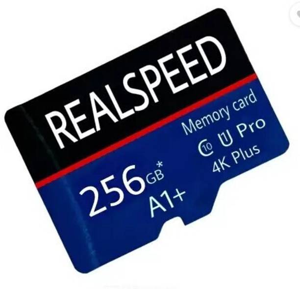 Realspeed RSPDSQ0256-0256-MICRO 256 GB MicroSDHC Class 10 100 MB/s  Memory Card Compatible with Camera, Computer, Mobile, Tablet, Gaming Console