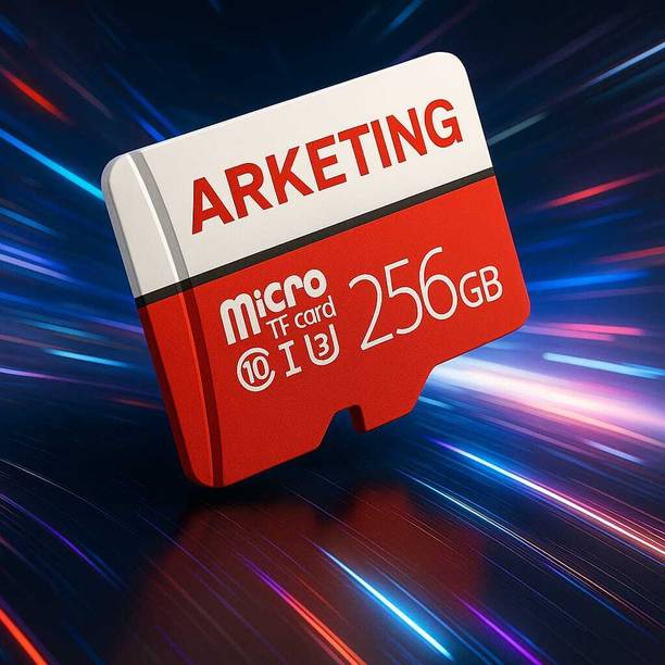ARKETING S/6-256 S/6 256 GB MicroSDHC Class 10 120 MB/s Memory Card Compatible with Camera, Mobile, Tablet, Computer, Gaming Console