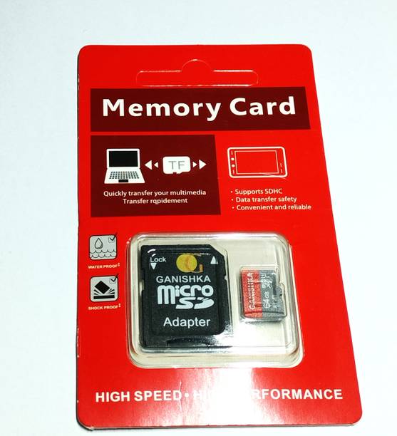 ganishka GSDMCRD64GB ultra 64 GB MicroSDHC Class 10 80 MB/s  Memory Card Compatible with Camera, Mobile, Tablet, Computer