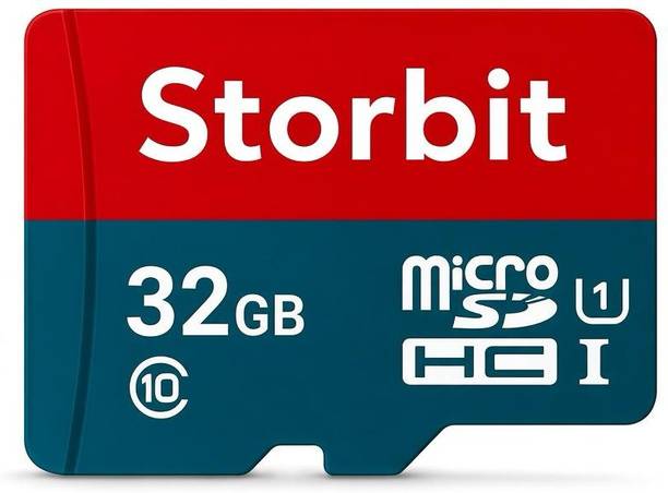 STORBIT Micro SDHC 10 32 GB MicroSDHC Class 10 180 MB/s  Memory Card Compatible with Gaming Console, Computer, Tablet, Camera, Mobile