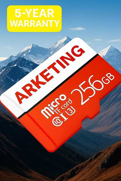 ARKETING 3-256 A3 256 GB MicroSDHC Class 10 120 MB/s  Memory Card Compatible with Camera, Mobile, Tablet, Computer, Gaming Console