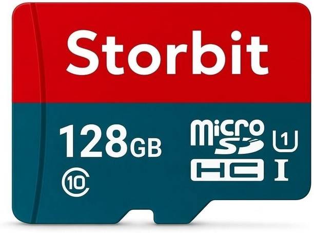 STORBIT MicroSDHC-03 MicroSDHC 128 GB MicroSDHC Class 10 180 MB/s  Memory Card Compatible with Gaming Console, Computer, Tablet, Camera, Mobile