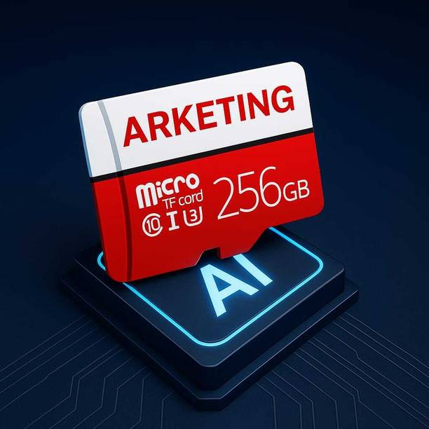 ARKETING 6-256 A6 256 GB MicroSDHC Class 10 120 MB/s Memory Card Compatible with Camera, Mobile, Tablet, Computer, Gaming Console