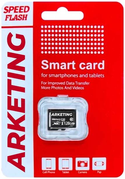 ARKETING NQ128 NQ 128 GB MicroSDHC Class 10 130 MB/s  Memory Card Compatible with Mobile, Camera, Tablet