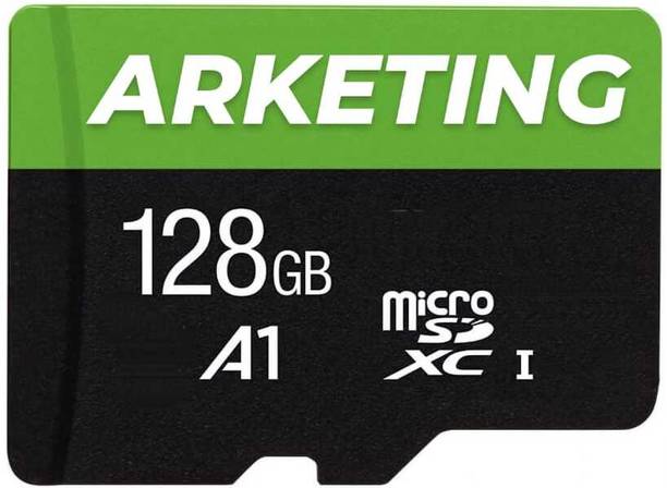 ARKETING U1 CN128 128 GB MicroSDHC Class 10 130 MB/s  Memory Card Compatible with Mobile, Tablet, Camera, Computer