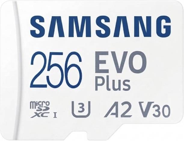 Sumsang V30 Plus 256 GB MicroSDXC Class 10 160 MB/s  Memory Card Compatible with Computer, Tablet, Mobile
