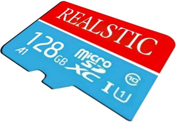 Realstic 128GB-R3 Ultra 128 GB MicroSDXC Class 10 130 MB/s  Memory Card Compatible with Camera, Mobile, Computer, Gaming Console