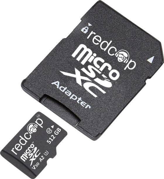 REDCOP RC-MSD-512GB SD Card 512 GB MicroSDXC Class 10 150 MB/s Memory Card Compatible with Camera, Computer, Mobile, Tablet, Gaming Console