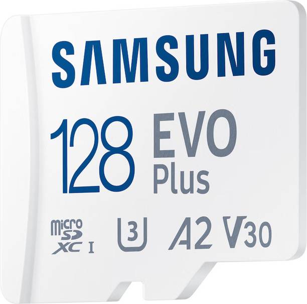 SAMSUNG MB-MC128KA/ACSA EVO 128 GB MicroSDXC Class 10 160 MB/s Memory Card Compatible with Camera, Computer, Gaming Console, Mobile, Tablet