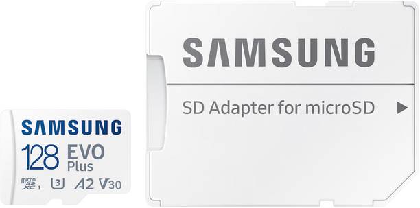 SAMSUNG Extreme Speed 128 GB MicroSDXC Class 10 160 MB/s  Memory Card Compatible with Camera, Computer, Gaming Console, Mobile, Tablet
