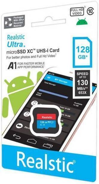ZOLDYCK 128GB-Rl-mmc-028 Ultra 128 GB MicroSDXC Class 10 130 MB/s Memory Card Compatible with Camera, Computer, Mobile, Tablet