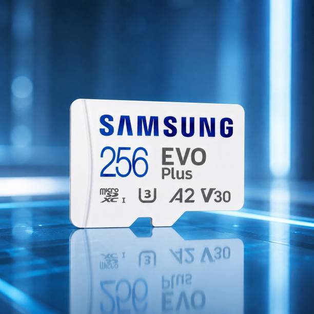 SAMSAM EVO Plus 256GB Reliable Digital Memory Storage EVO 256 GB MicroSDXC Class 10 130 MB/s Memory Card Compatible with Camera, Computer, Gaming Console, Mobile, Tablet