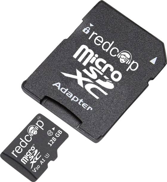 REDCOP RC-MSD-128GB SD Card 128 GB MicroSDXC Class 10 150 MB/s Memory Card Compatible with Camera, Computer, Mobile, Tablet, Gaming Console