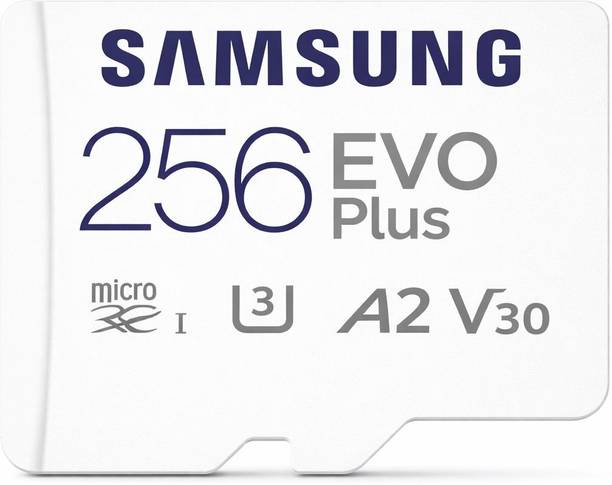 SAMSUNG Secure storage 256 GB MicroSDXC Class 10 160 MB/s  Memory Card Compatible with Camera, Computer, Gaming Console, Mobile, Tablet