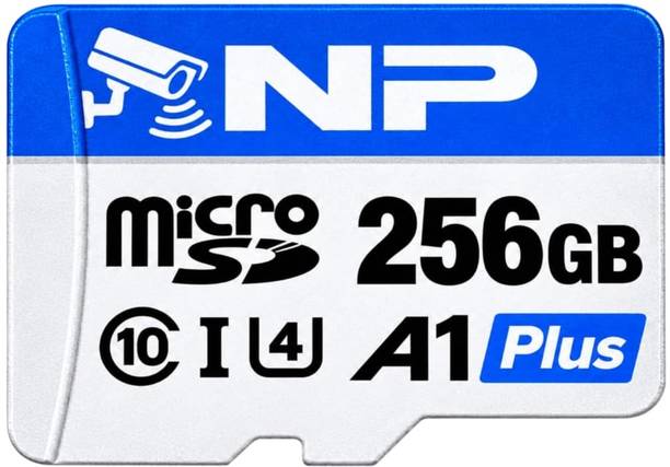 np 256GB Memory Card CCTV SUPPORT A1 256 GB MicroSDXC Class 10 150 MB/s  Memory Card Compatible with Camera, Computer, Gaming Console, Mobile, Tablet