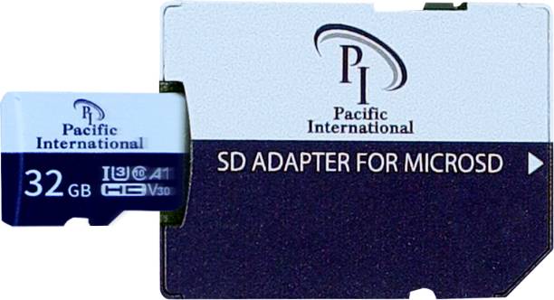 PACIFIC INTERNATIONAL UHS Class 3 32 GB MicroSDXC UHS Class 3 85 MB/s  Memory Card