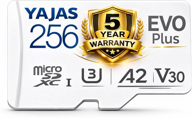 yajas Memorycard256gb-microsdcard 10 128 GB MicroSDXC Class 10 140 MB/s  Memory Card Compatible with Camera, Computer, Gaming Console, Mobile, Tablet
