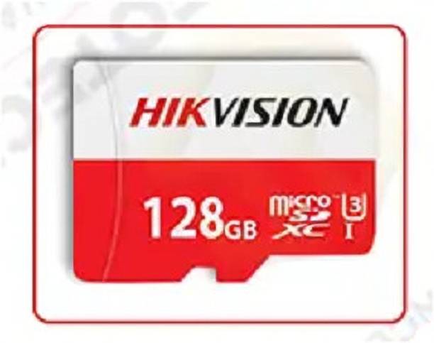 HIKVISION HS-TF-D1 128G High Speed Surveillance 128 GB MicroSDXC Class 10 92 MB/s  Memory Card Compatible with Camera, Mobile, Gaming Console