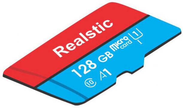 Realstic 128GB-Rl-mmc-A13 Ultra 128 GB MicroSDXC Class 10 130 MB/s  Memory Card Compatible with Camera, Computer, Mobile, Tablet