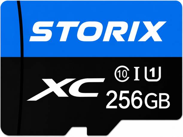 Storix STX-MSD-256GB-C10 STORIX High Speed UHS-I Memory Card Seri 256 GB MicroSDXC Class 10 100 MB/s  Memory Card Compatible with Camera, Computer, Gaming Console, Mobile, Tablet