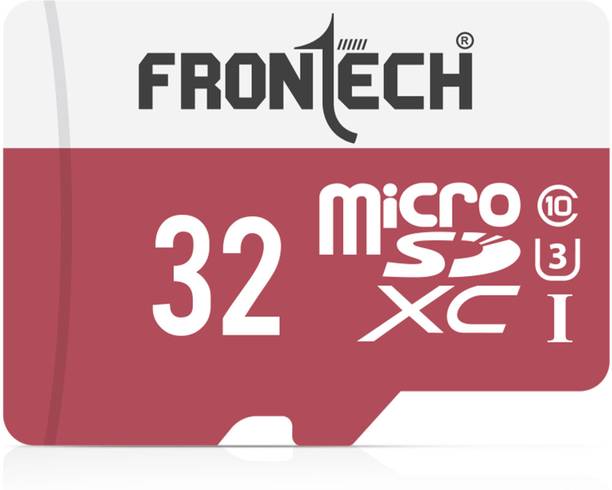 Frontech UHS-I Memory Card, Class 10 U3, High-Speed Data Transfer, Full HD Video Recording Micro SDXC 32 GB MicroSDXC Class 10 30 MB/s  Memory Card Compatible with Tablet, Mobile, Camera