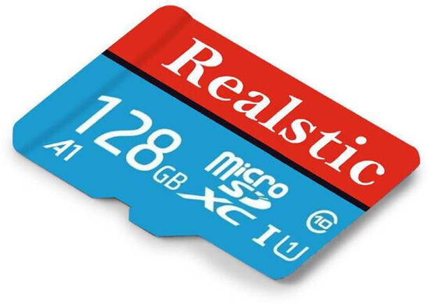 Realstic 128GB-Rl-mmc-A11 Ultra 128 GB MicroSDXC Class 10 130 MB/s  Memory Card Compatible with Camera, Computer, Mobile, Tablet