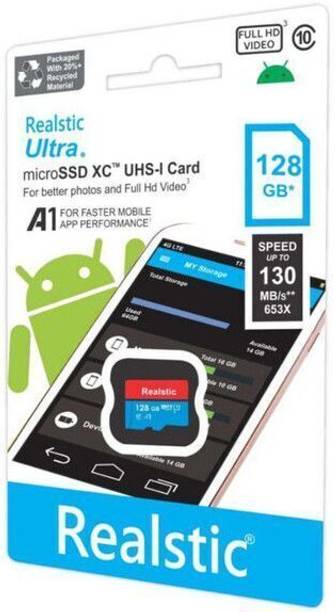 ZOLDYCK 128GB-Rl-mmc-043 Ultra 128 GB MicroSDXC Class 10 130 MB/s Memory Card Compatible with Camera, Computer, Mobile, Tablet