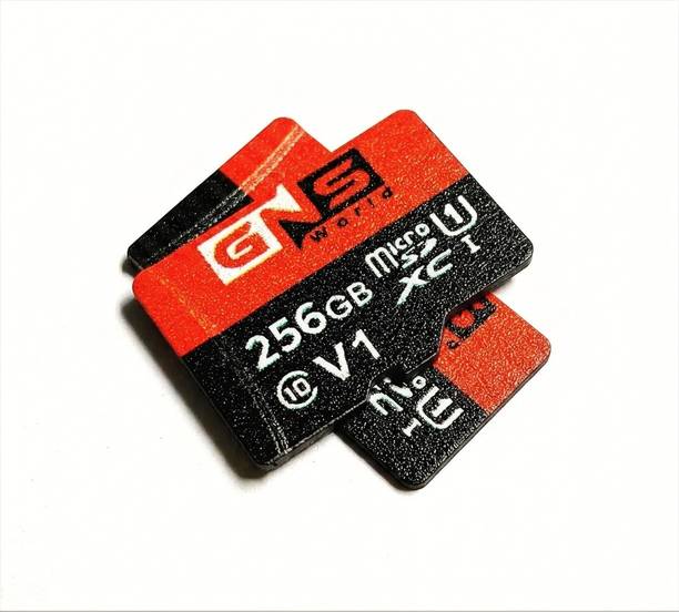 GNS World G-M500-UHS-I M500 256 GB MicroSDXC Class 10 140 MB/s Memory Card Compatible with Computer, Gaming Console, Mobile, Tablet