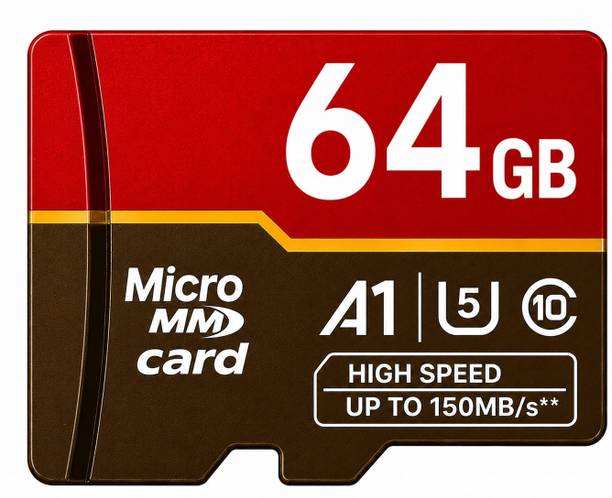 Krishna interprise Micro SDXC Micro SDXC 64 GB MicroSDXC Class 10 150 MB/s  Memory Card Compatible with Gaming Console, Computer, Tablet, Camera, Mobile