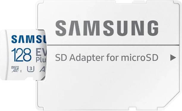 SAMSUNG VMC128SG Plus 128 GB MicroSDXC Class 10 160 MB/s  Memory Card Compatible with Camera, Computer, Gaming Console, Mobile, Tablet